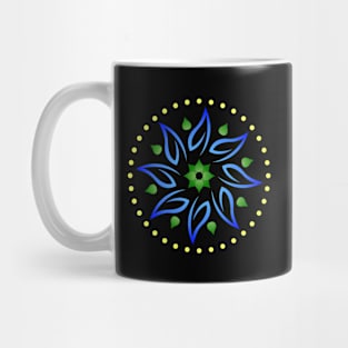 Face Mask Flower 07-B Mug